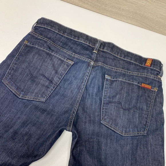 7 For All Mankind Button Fly Standard Fit Jeans - Picture 7 of 11